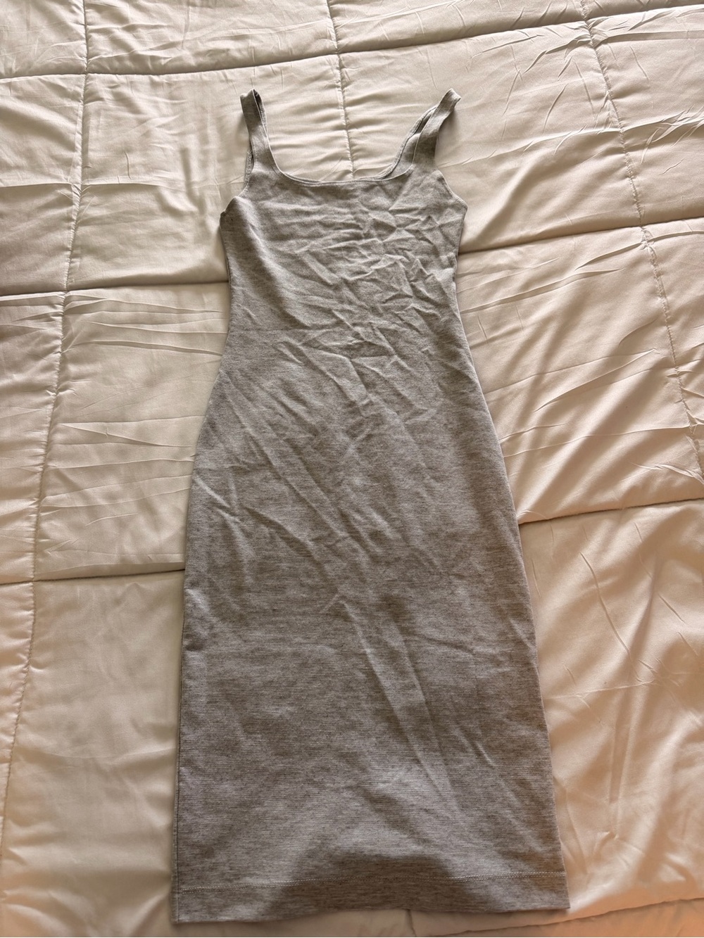 Zara Grey Tank Midi Dress
